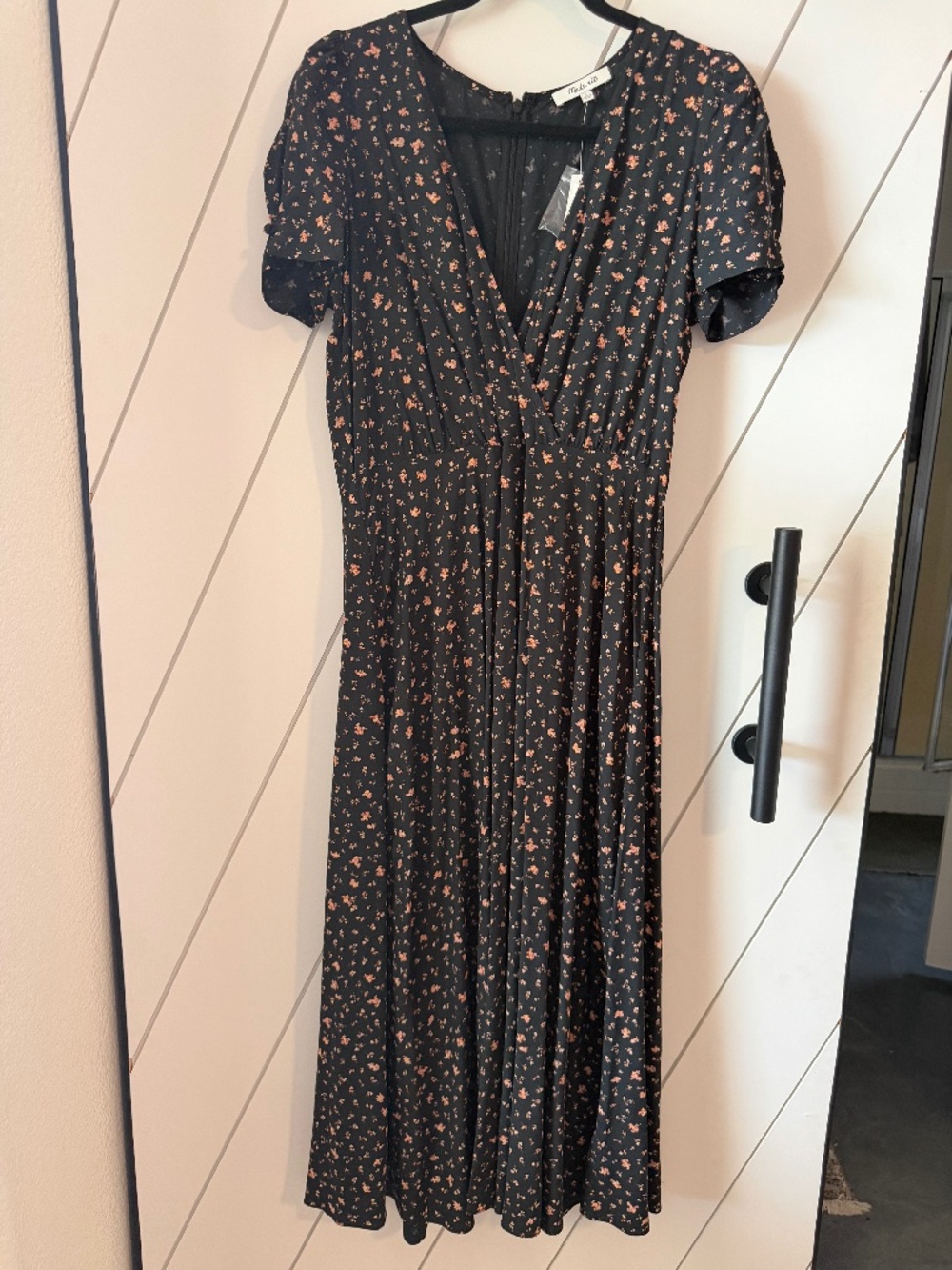 Madewell floral print midi dress (short sleeve) | New
